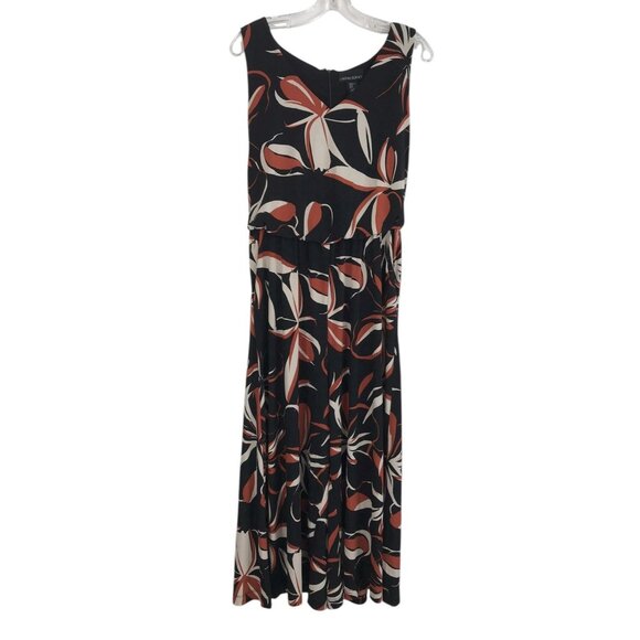 Cynthia Rowley Pants - Cynthia Rowley Jumpsuit Romper Womens Size XL Black Floral Sleeveless Stretch